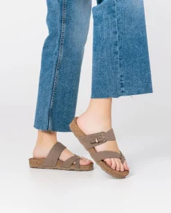 Flat Sandals|Yokono Flat Sandal JERBA-091 Brown