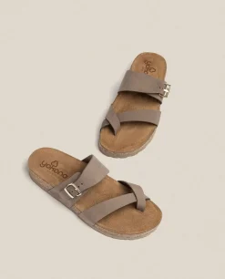 Flat Sandals|Yokono Flat Sandal JERBA-091 Brown