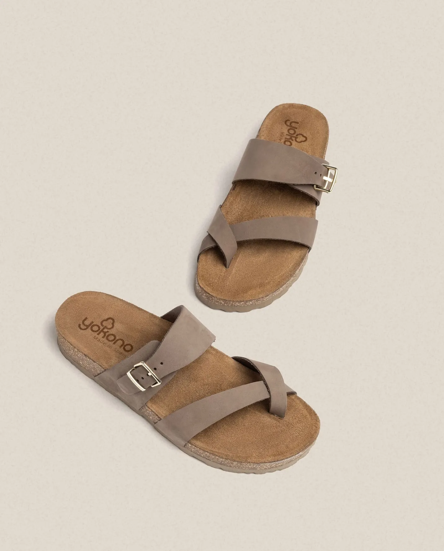 Flat Sandals|Yokono Flat Sandal JERBA-091 Brown