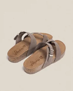 Flat Sandals|Yokono Flat Sandal JERBA-091 Brown