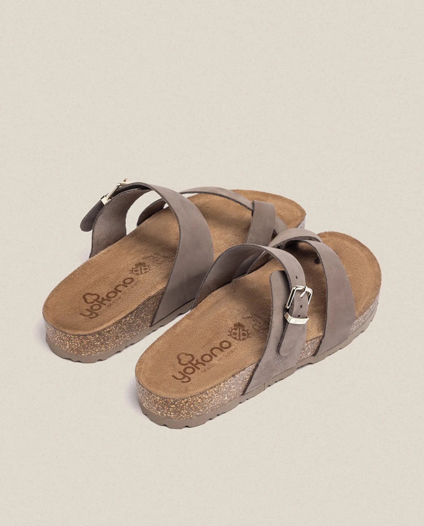 Flat Sandals|Yokono Flat Sandal JERBA-091 Brown