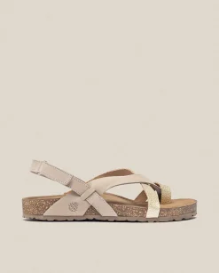 Flat Sandals|Yokono Flat Sandal JERBA-718 Gold