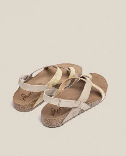Flat Sandals|Yokono Flat Sandal JERBA-718 Gold