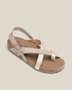 Flat Sandals|Yokono Flat Sandal JERBA-718 Gold