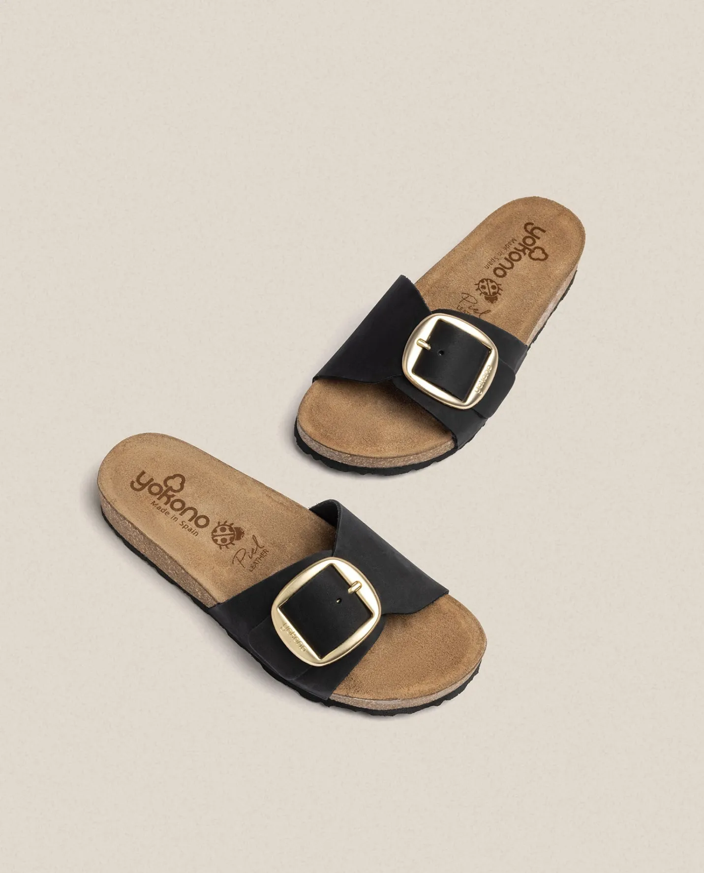 Flat Sandals|Yokono Flat Sandal JERBA-114 Noir