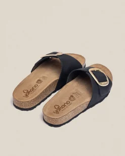 Flat Sandals|Yokono Flat Sandal JERBA-114 Noir