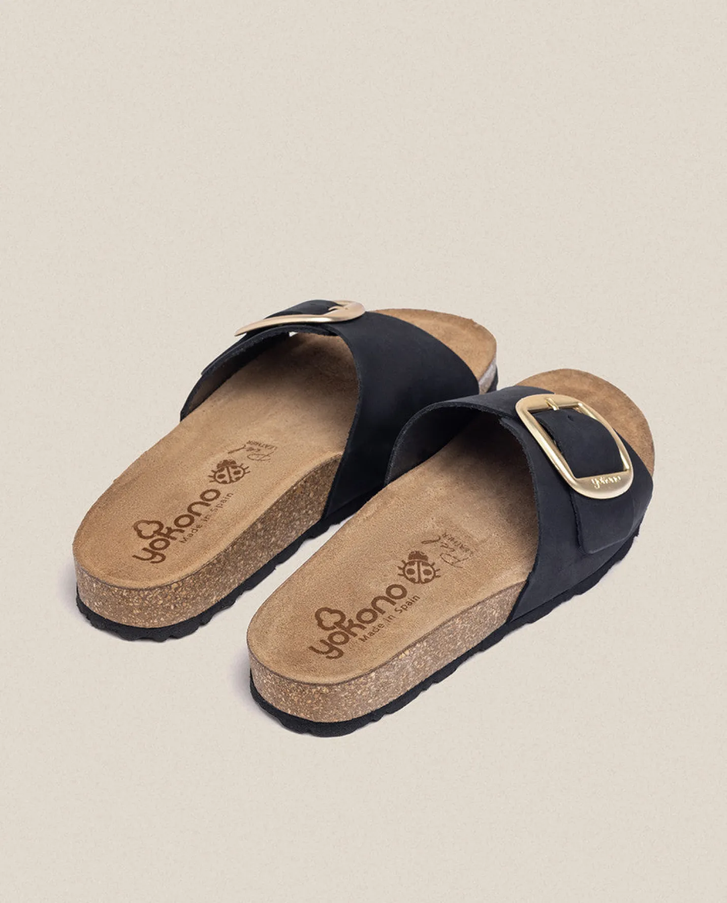 Flat Sandals|Yokono Flat Sandal JERBA-114 Noir
