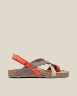 Flat Sandals|Yokono Flat Sandal JERBA-718 Red