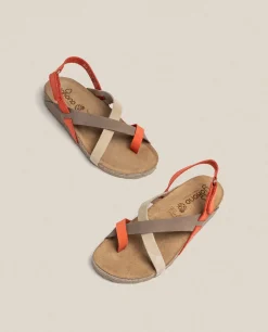 Flat Sandals|Yokono Flat Sandal JERBA-718 Red