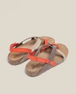 Flat Sandals|Yokono Flat Sandal JERBA-718 Red
