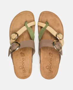 Flat Sandals|Yokono Flat Sandal JERBA-122 Yellow