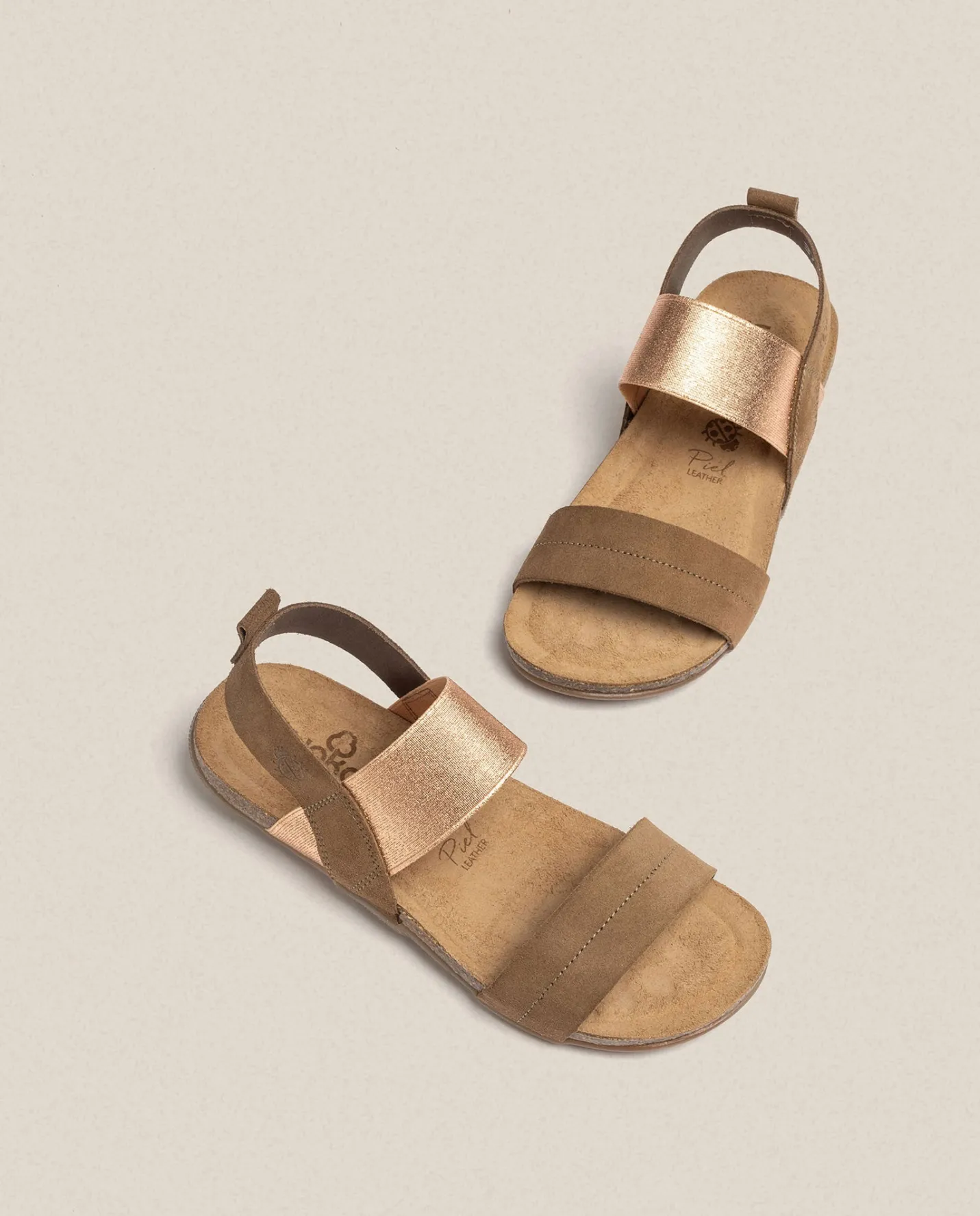 Flat Sandals|Yokono Flat Sandal MANACOR-001 Brown