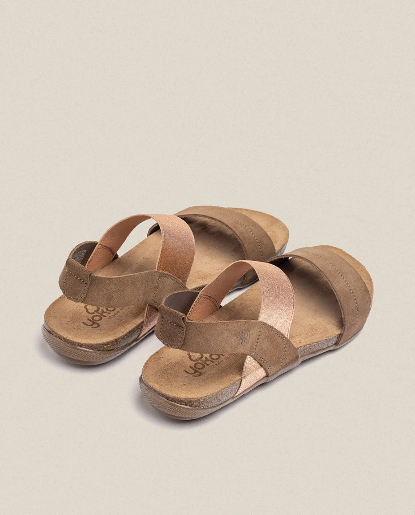 Flat Sandals|Yokono Flat Sandal MANACOR-001 Brown