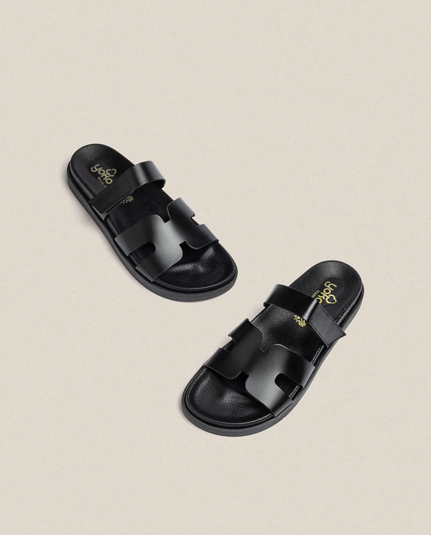 Flat Sandals|Yokono Flat Sandal MORENA-125 Black