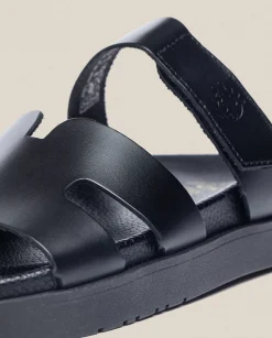 Flat Sandals|Yokono Flat Sandal MORENA-125 Black