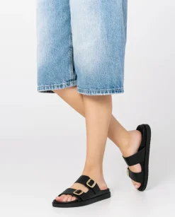 Flat Sandals|Yokono Flat Sandal MORENA-004 Black