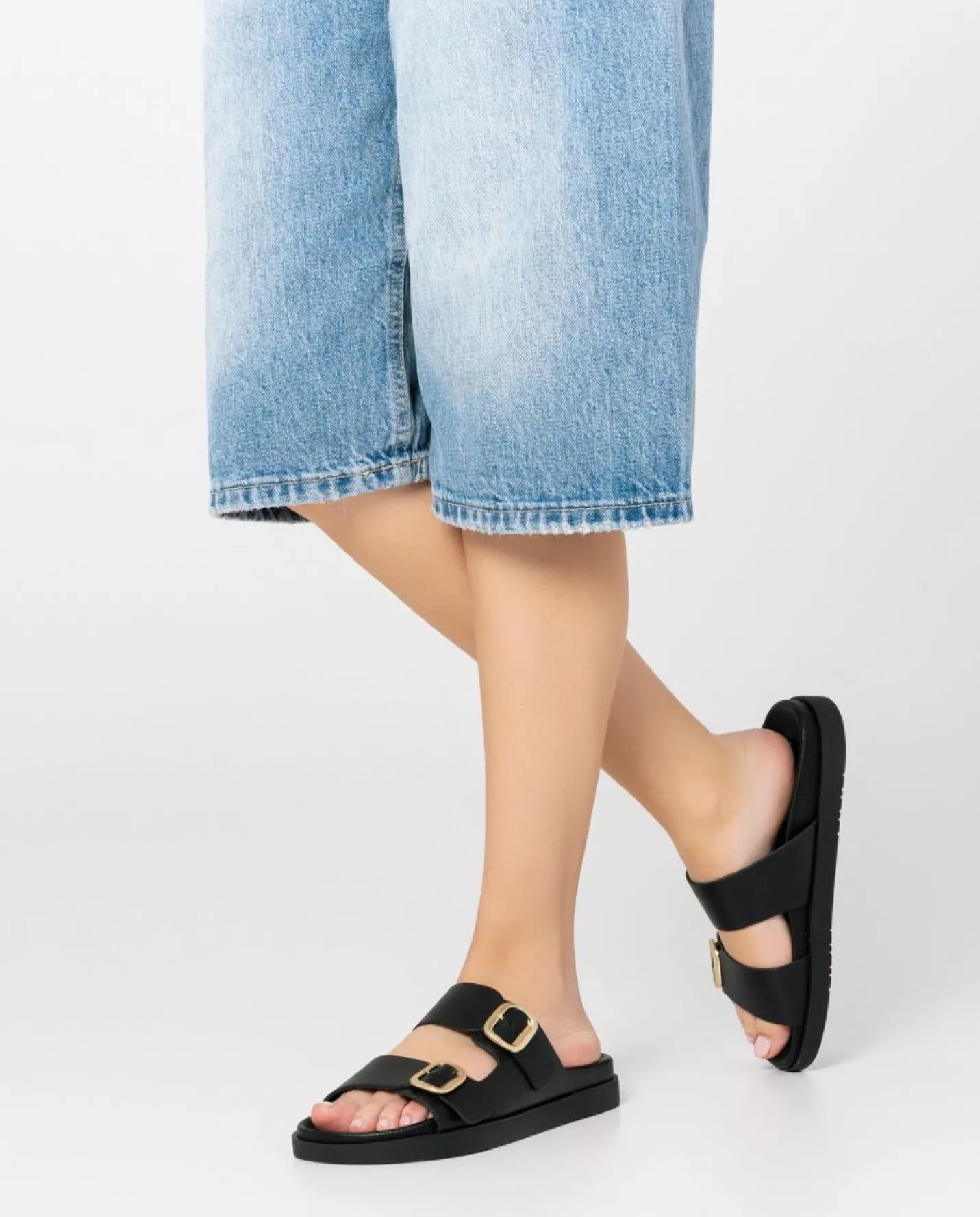 Flat Sandals|Yokono Flat Sandal MORENA-004 Black