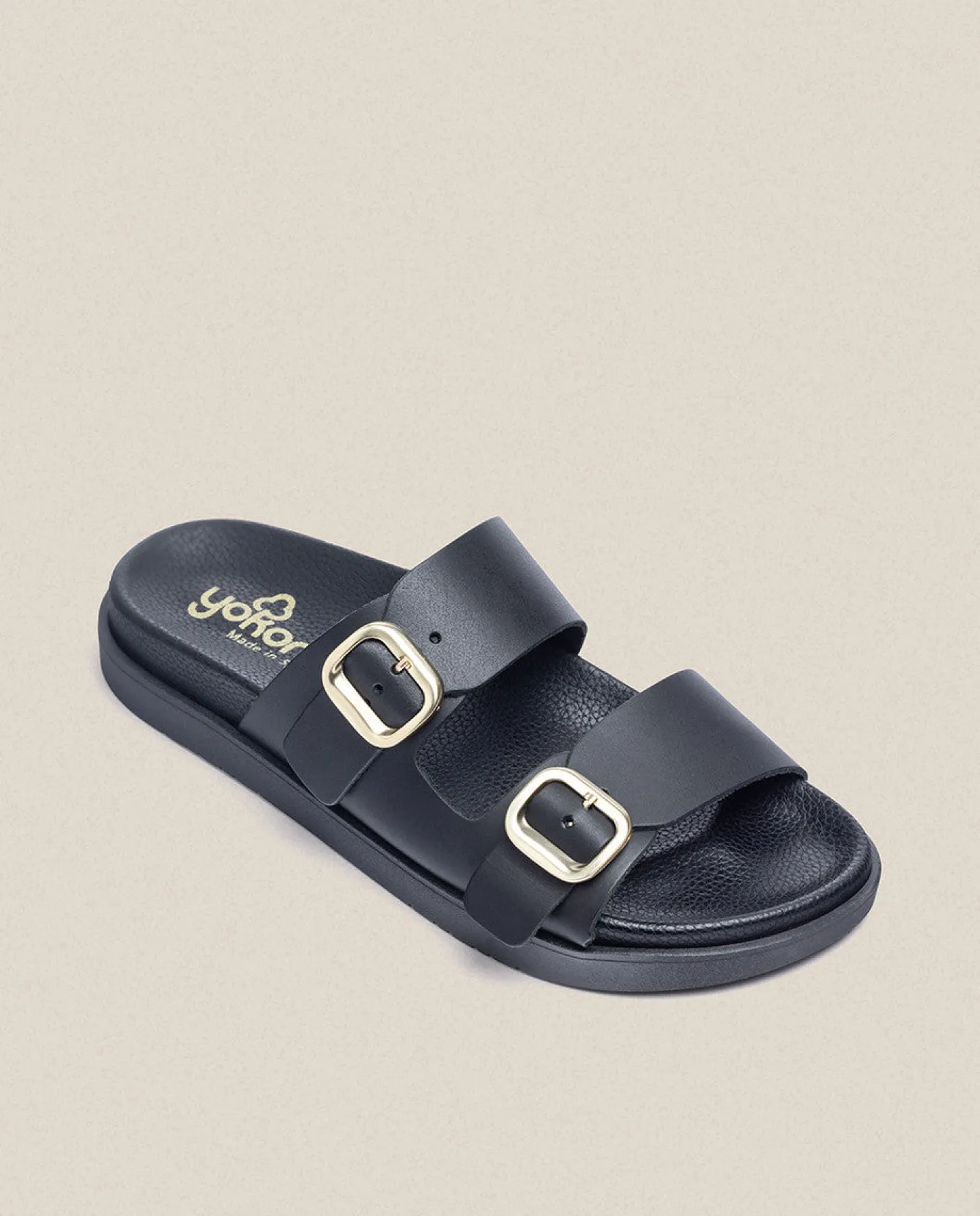 Flat Sandals|Yokono Flat Sandal MORENA-004 Black