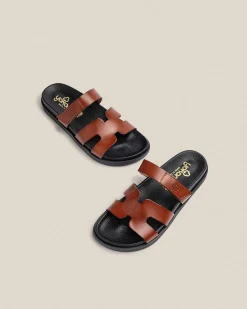 Flat Sandals|Yokono Flat Sandal MORENA-125 Brown
