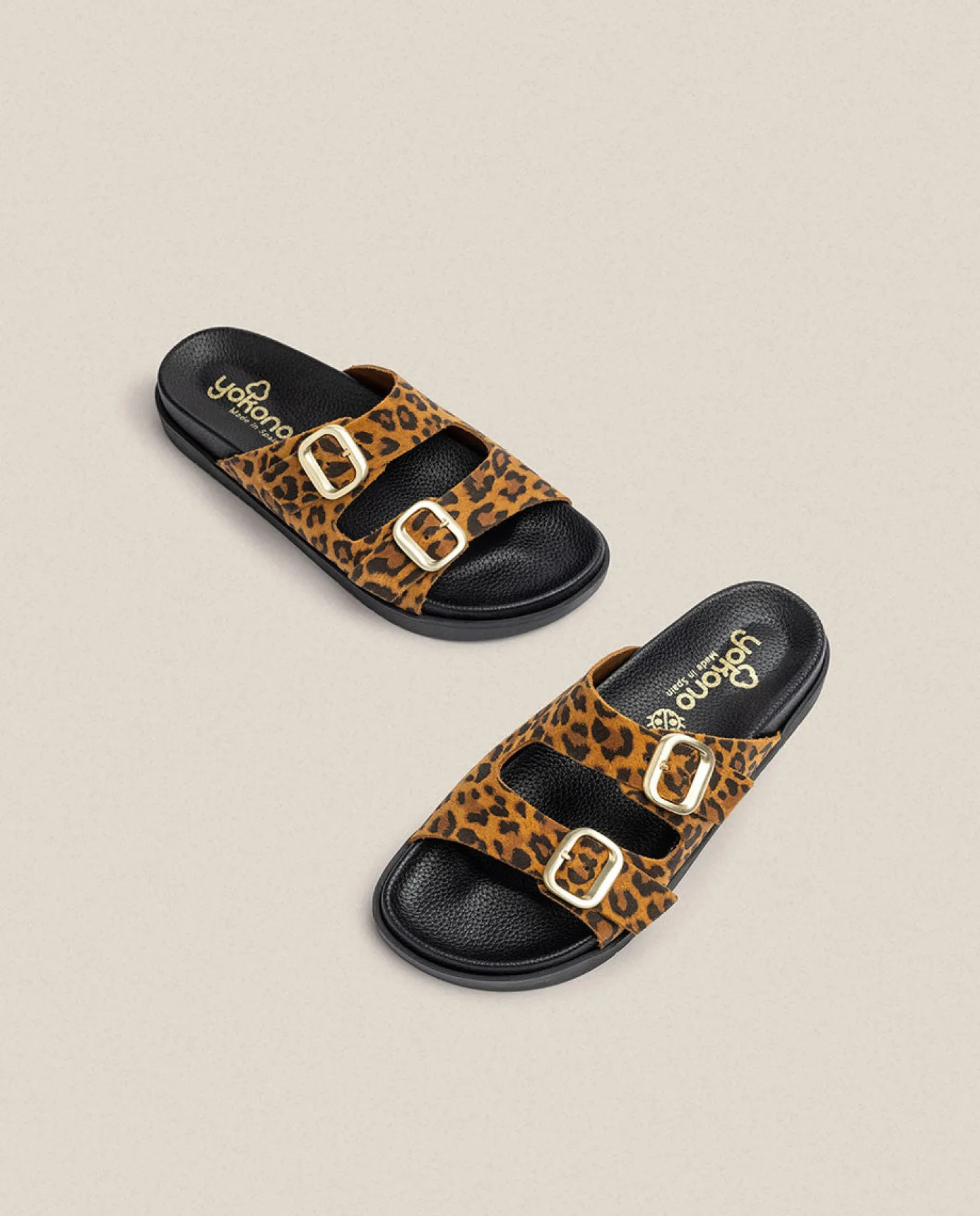 Flat Sandals|Yokono Flat Sandal MORENA-004 Leopard