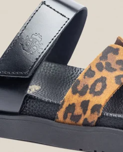Flat Sandals|Yokono Flat Sandal MORENA-125 Leopard
