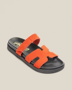 Flat Sandals|Yokono Flat Sandal MORENA-125 Red
