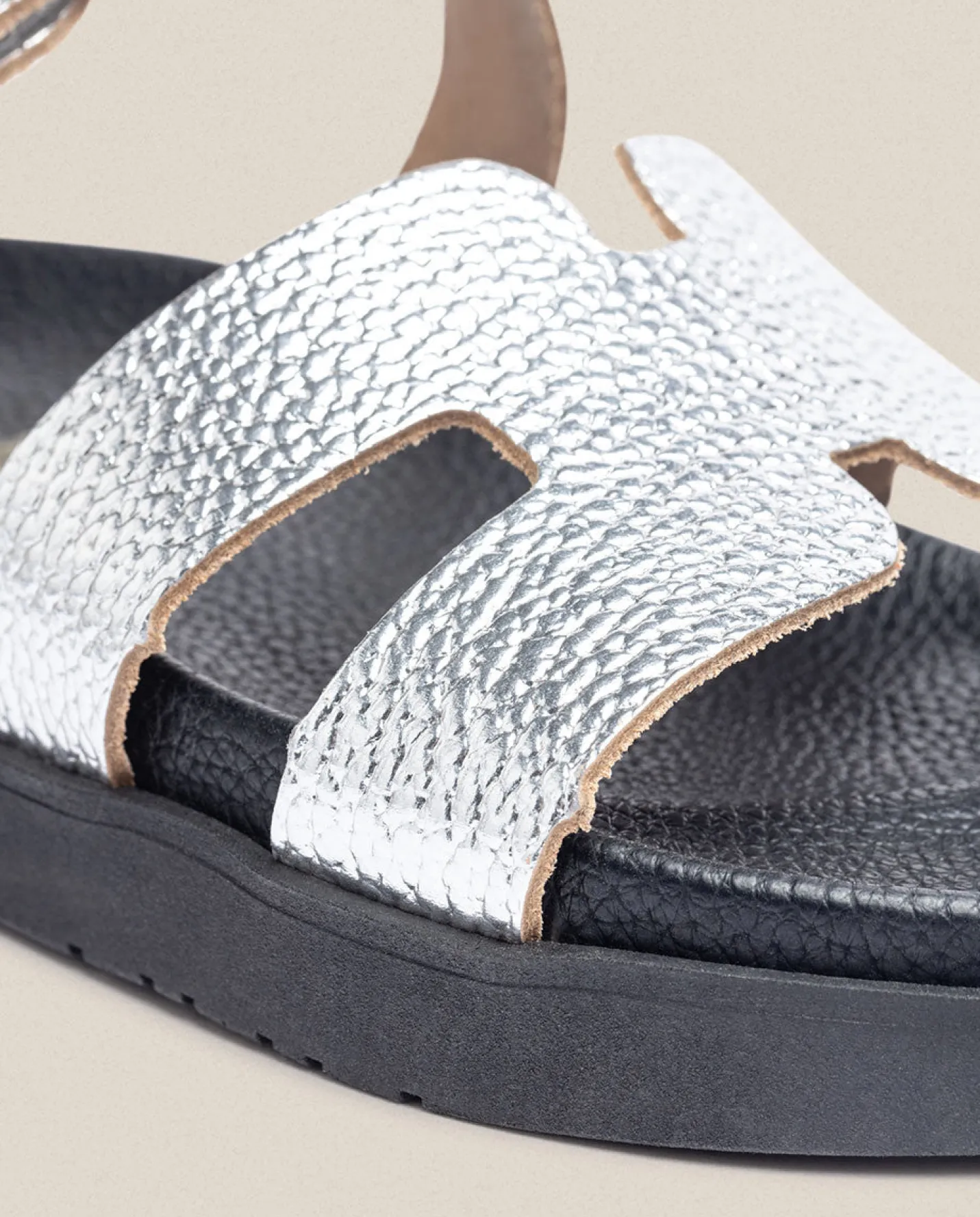 Flat Sandals|Yokono Flat Sandal MORENA-125 Silver