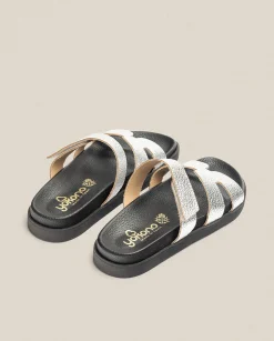 Flat Sandals|Yokono Flat Sandal MORENA-125 Silver