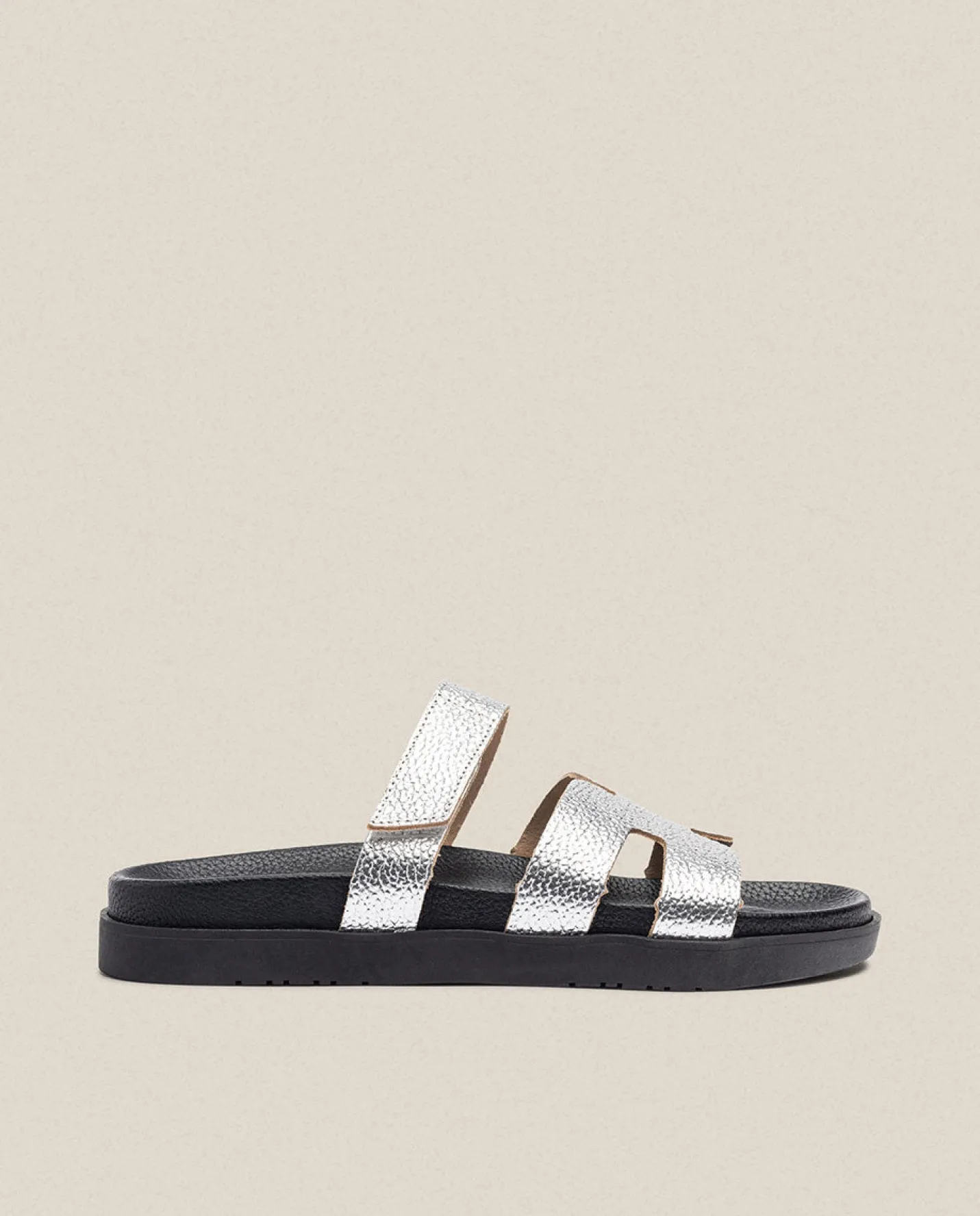 Flat Sandals|Yokono Flat Sandal MORENA-125 Silver