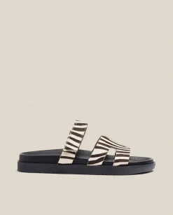 Flat Sandals|Yokono Flat Sandal MORENA-125 Zebra