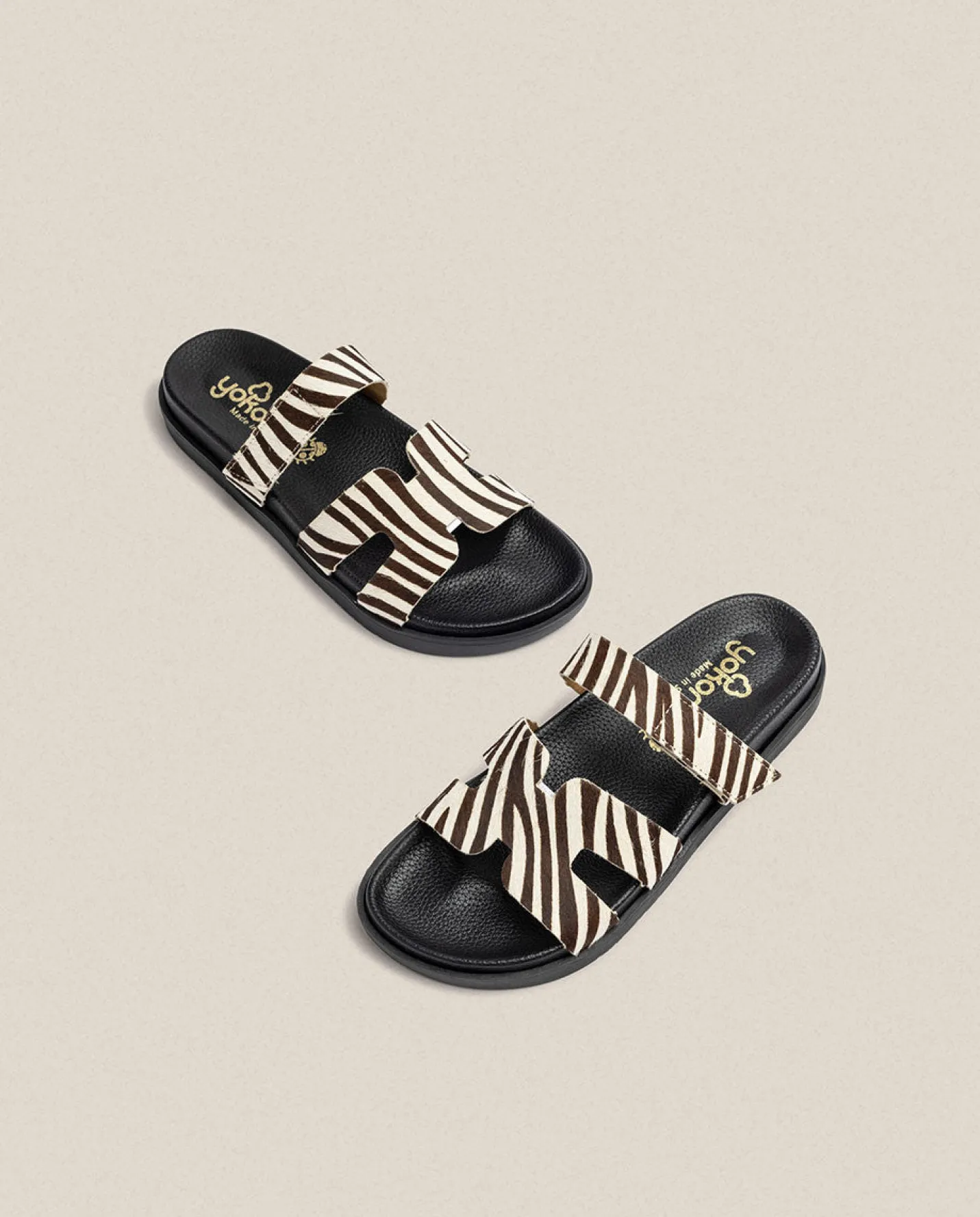 Flat Sandals|Yokono Flat Sandal MORENA-125 Zebra