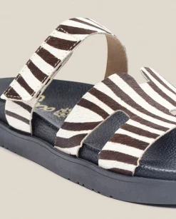 Flat Sandals|Yokono Flat Sandal MORENA-125 Zebra