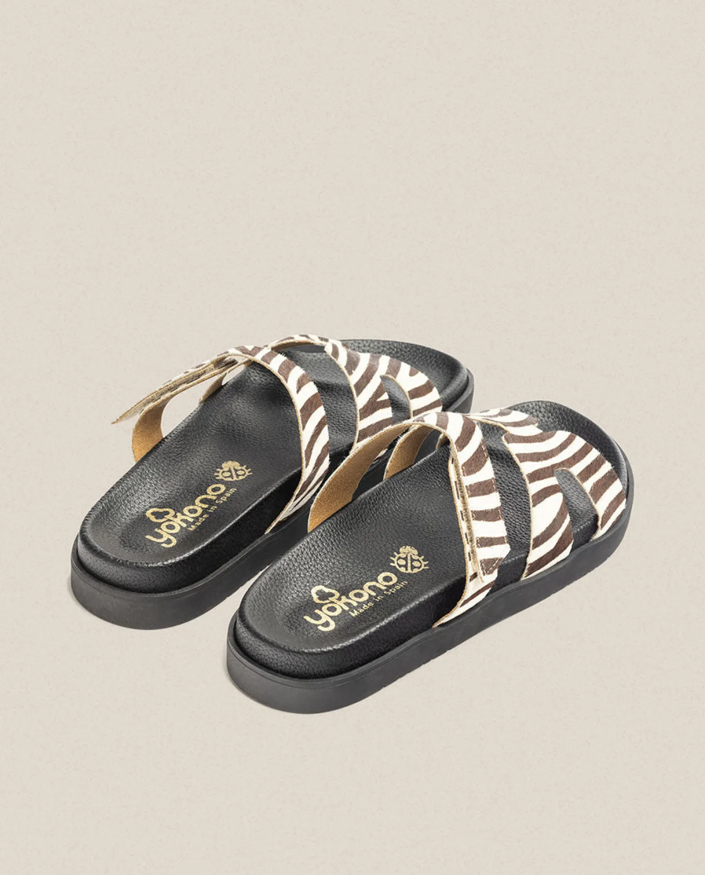 Flat Sandals|Yokono Flat Sandal MORENA-125 Zebra