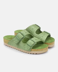 Flat Sandals|Yokono Flat Sandal NOJA-003 Green