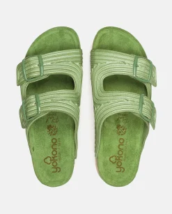 Flat Sandals|Yokono Flat Sandal NOJA-003 Green