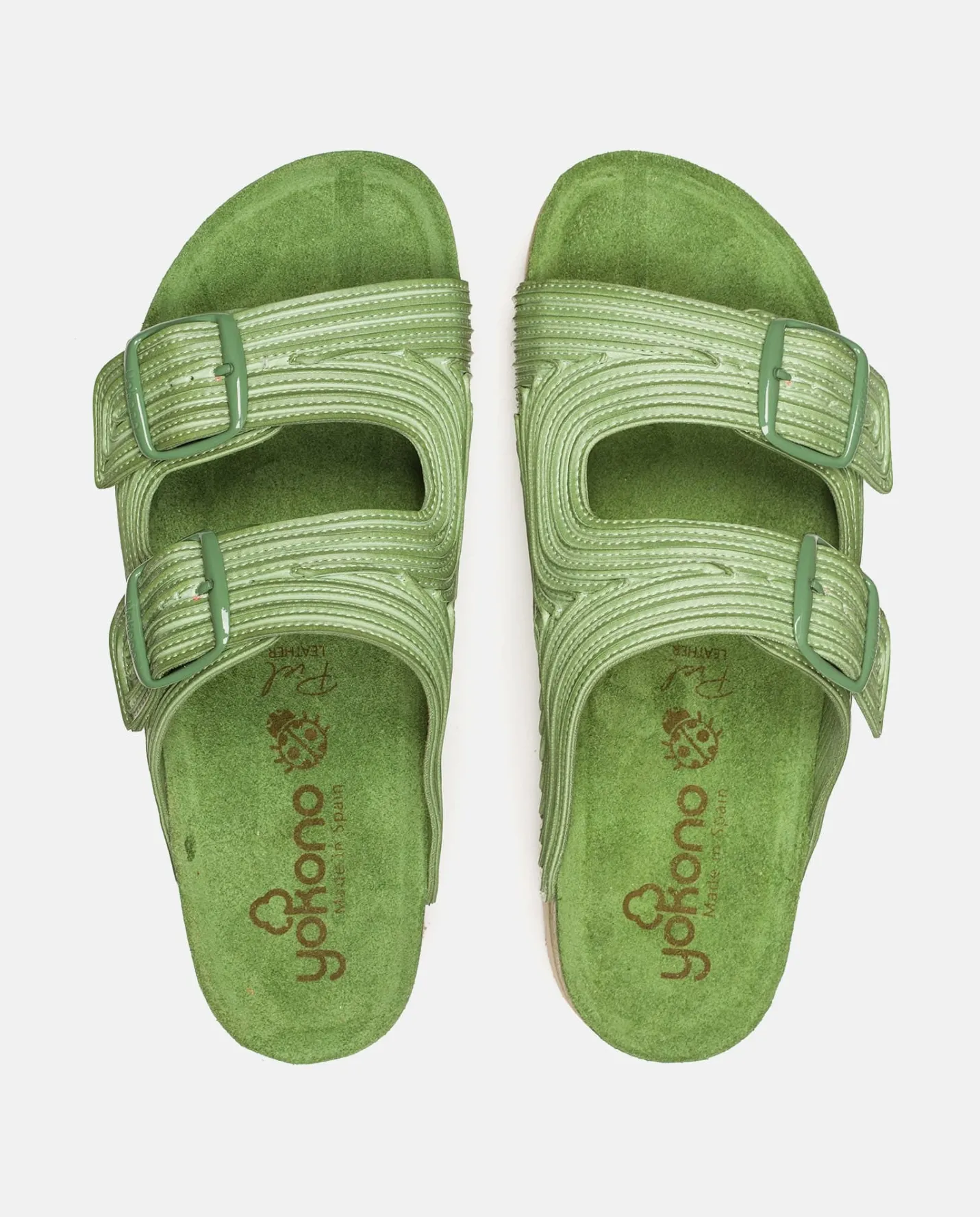 Flat Sandals|Yokono Flat Sandal NOJA-003 Green
