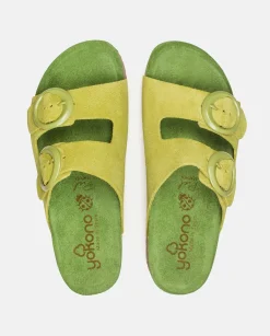 Flat Sandals|Yokono Flat Sandal ROLAN-700 Green