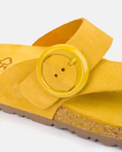 Flat Sandals|Yokono Flat Sandal ROLAN-113 Yellow