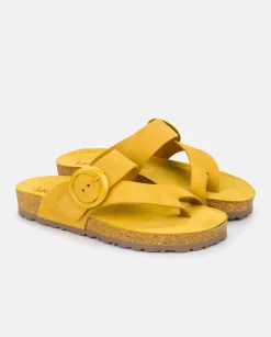Flat Sandals|Yokono Flat Sandal ROLAN-113 Yellow