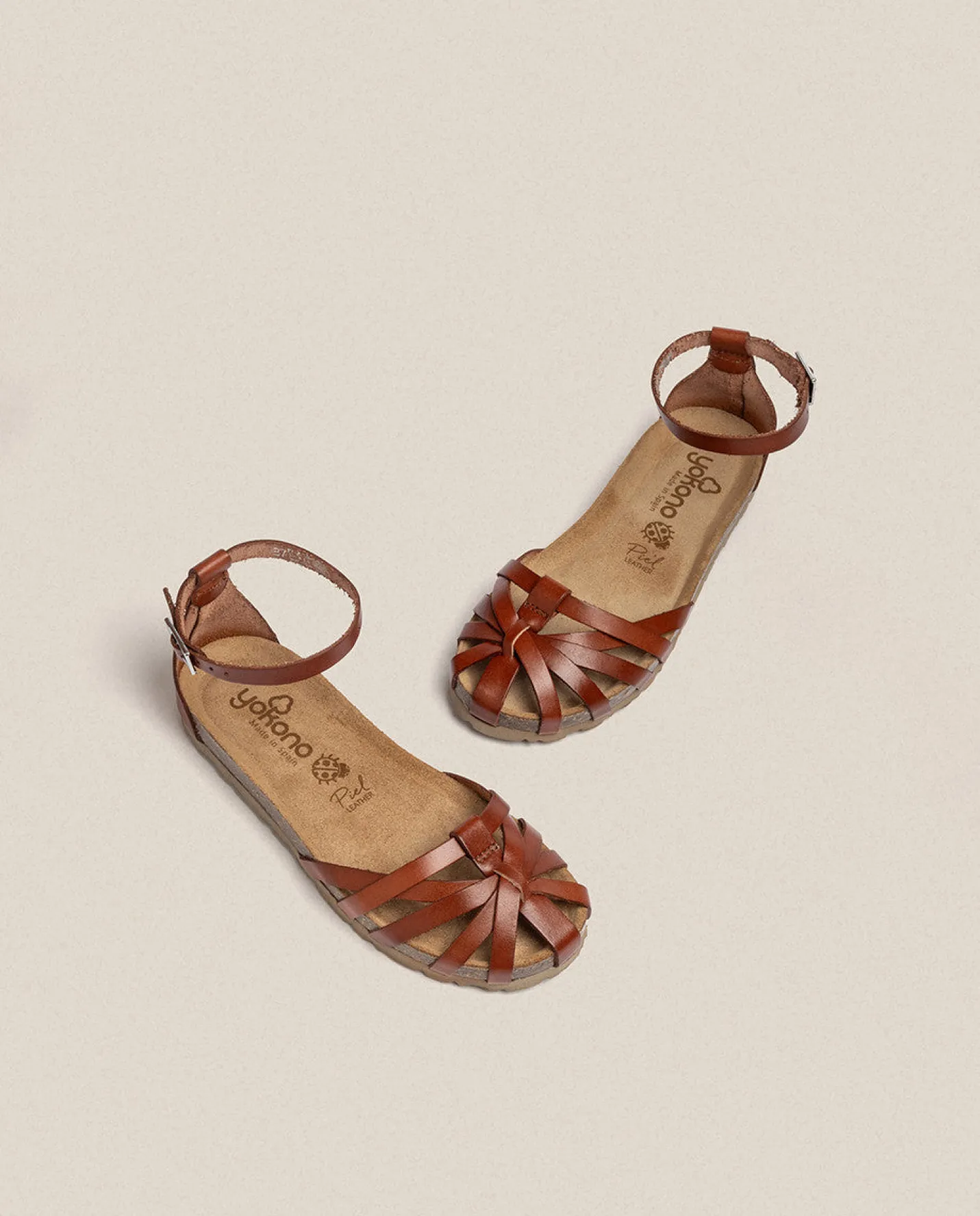 Flat Sandals|Yokono Flat Sandal Villa 011 Brown