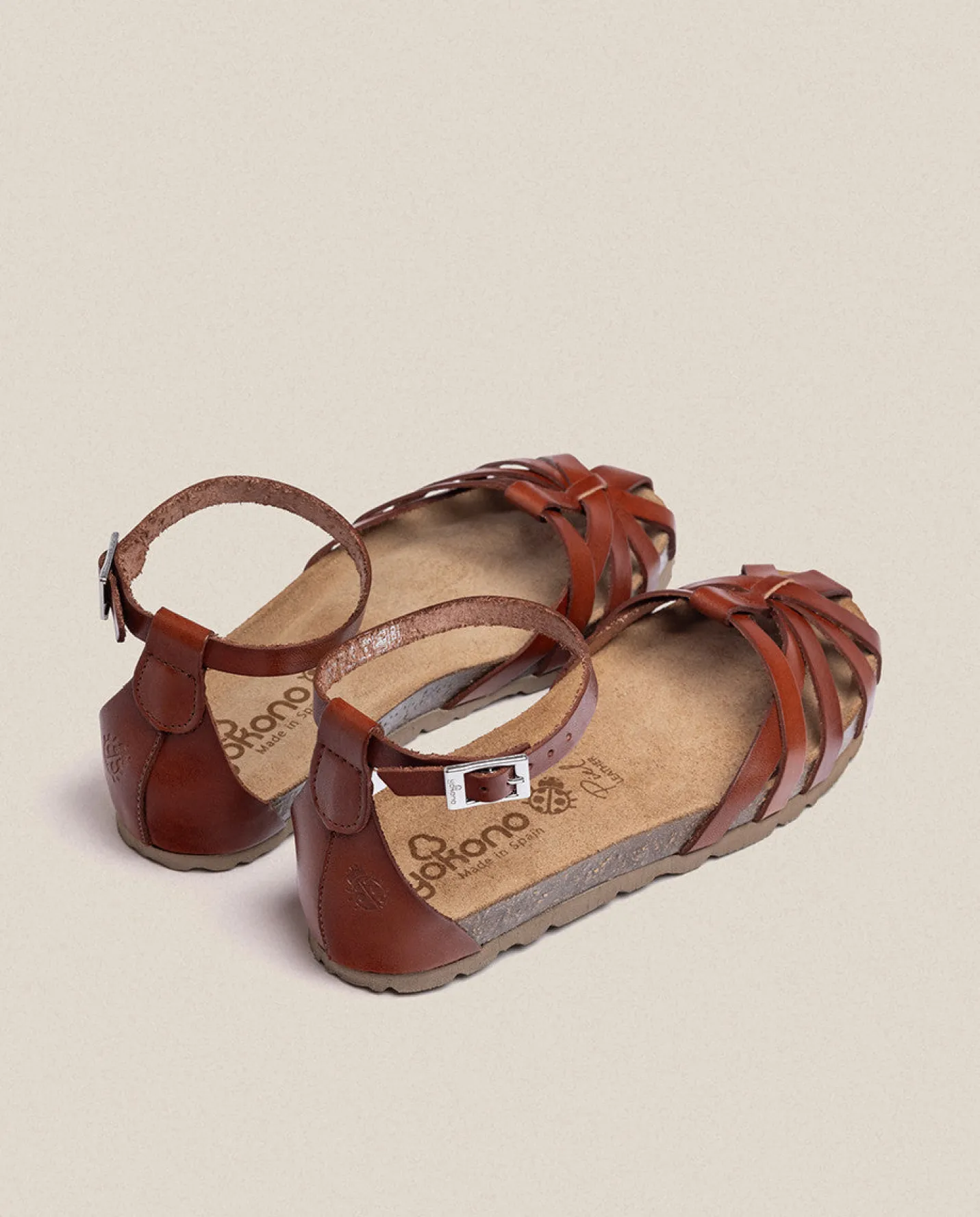 Flat Sandals|Yokono Flat Sandal Villa 011 Brown