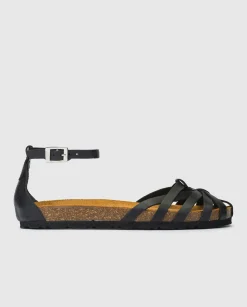 Flat Sandals|Yokono Flat Sandal VILLA-011 Black