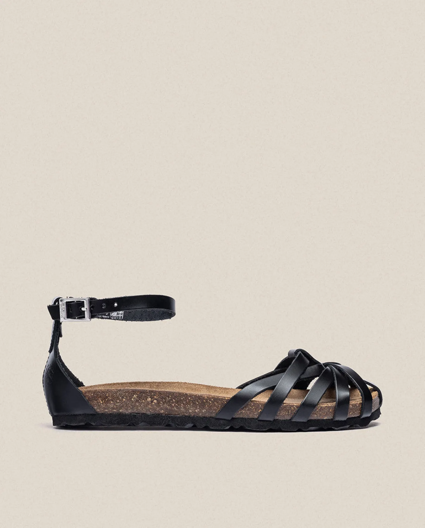 Flat Sandals|Yokono Flat Sandal VILLA-011 Black