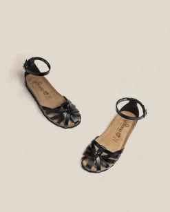 Flat Sandals|Yokono Flat Sandal VILLA-011 Black