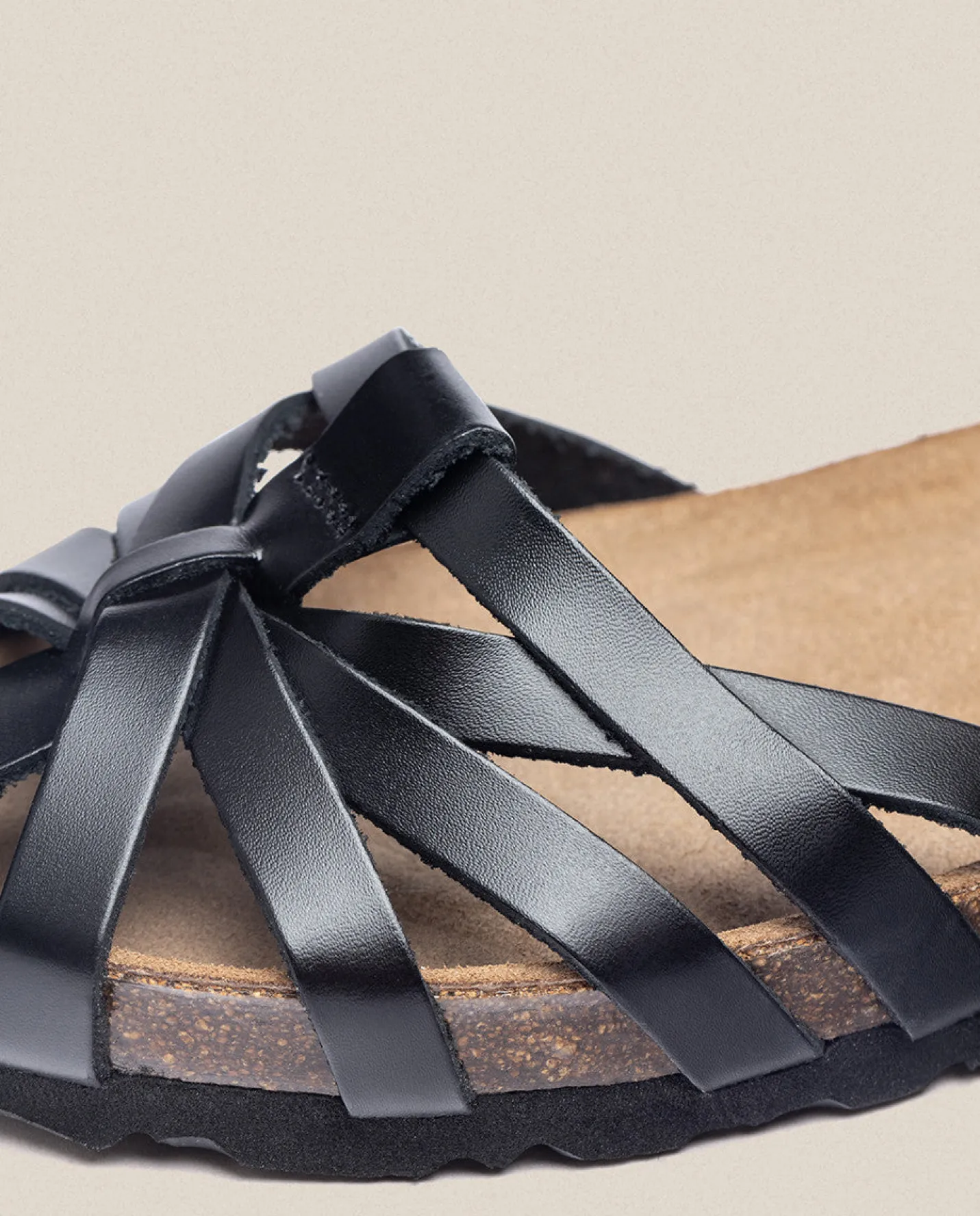 Flat Sandals|Yokono Flat Sandal VILLA-011 Black