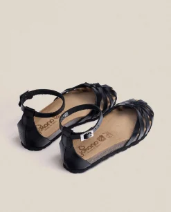 Flat Sandals|Yokono Flat Sandal VILLA-011 Black