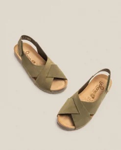 Flat Sandals|Yokono Flat Sandal VILLA-175 Green