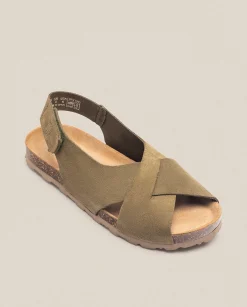 Flat Sandals|Yokono Flat Sandal VILLA-175 Green