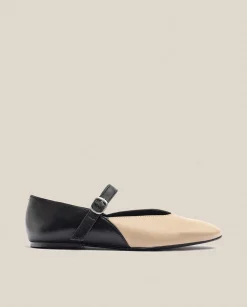 Shoes|Ballerinas|Yokono Flat Shoe ARI-001 Beige