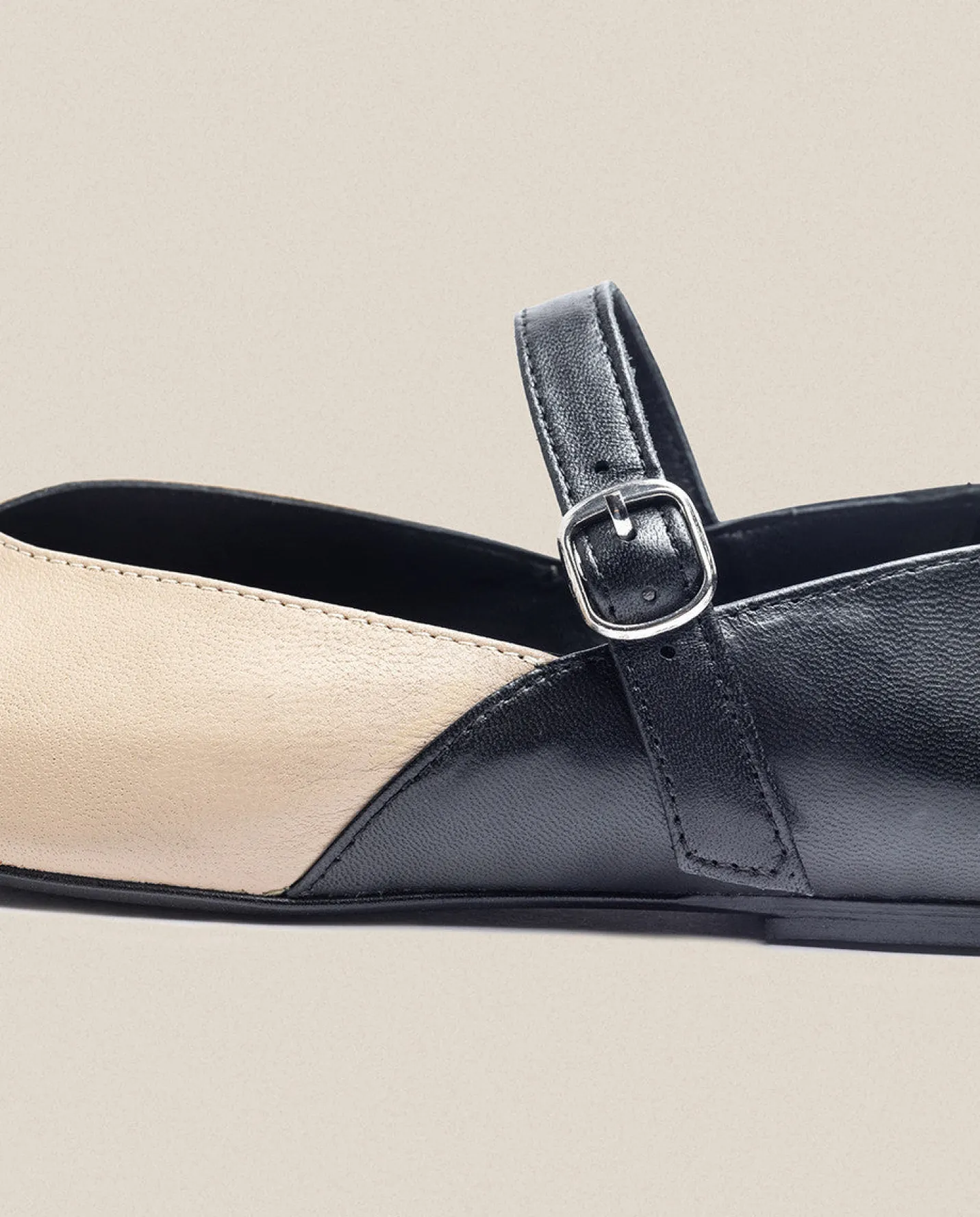 Shoes|Ballerinas|Yokono Flat Shoe ARI-001 Beige